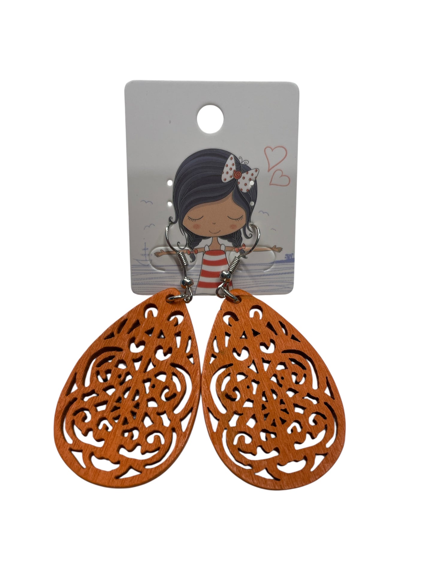 Boho Teardrop Cutout Earrings