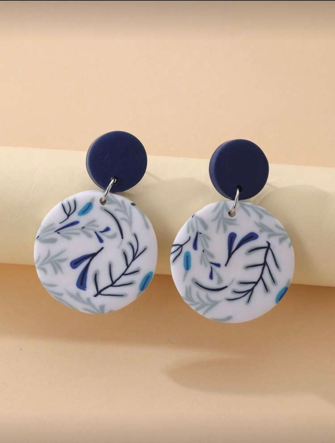 Blue Botanica Drop Earrings