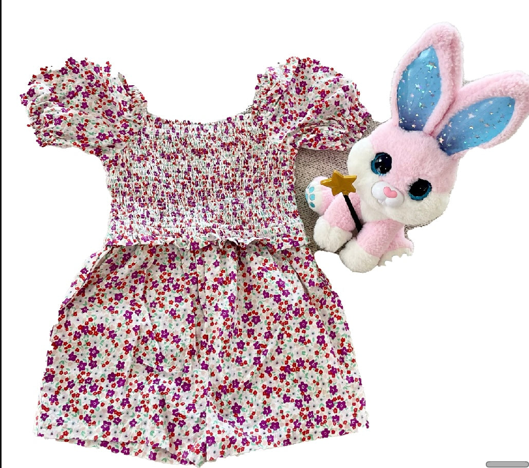 Summer Floral Romper