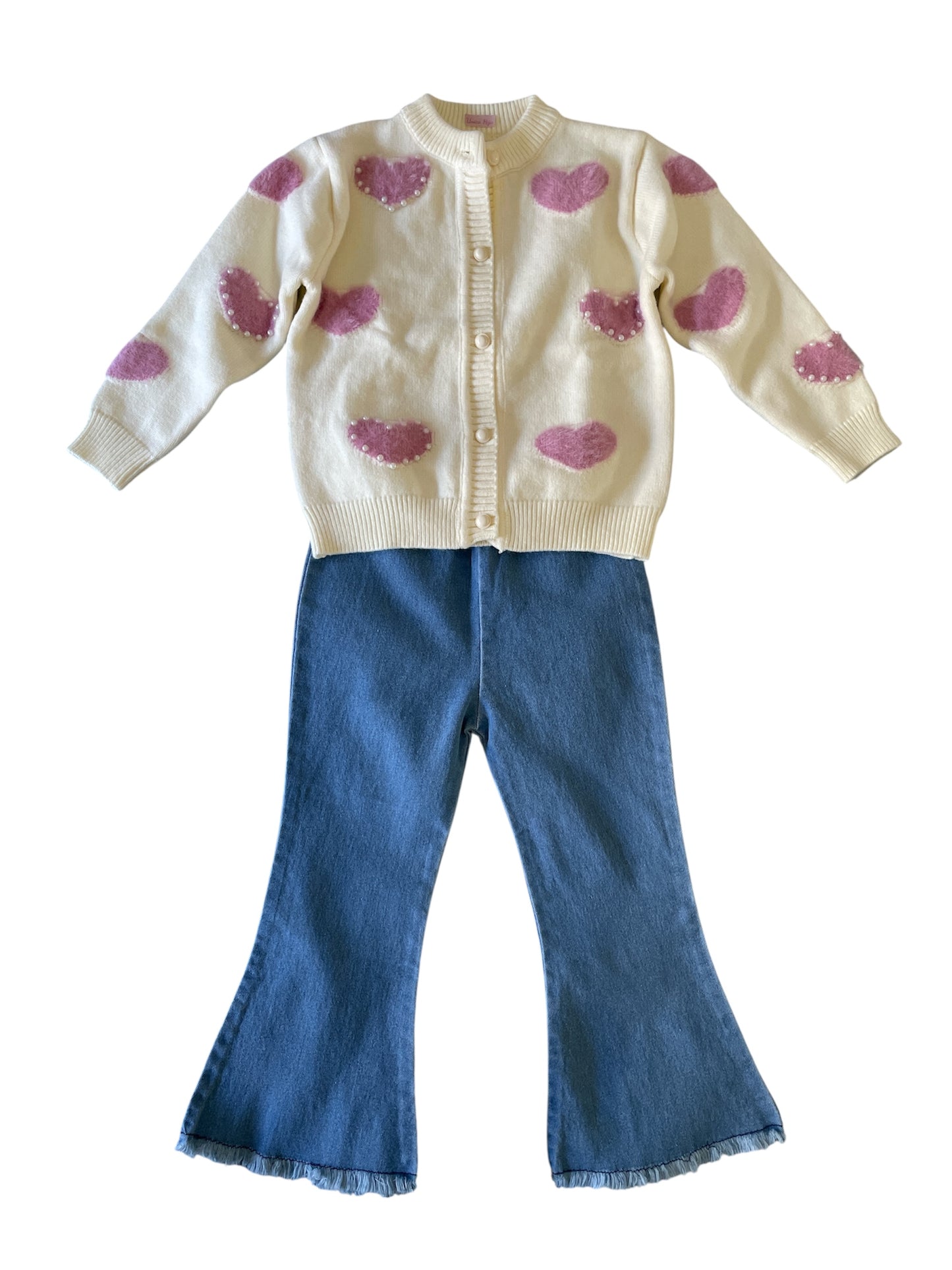 Sweetheart Pearl Knit Cardigan 🩷