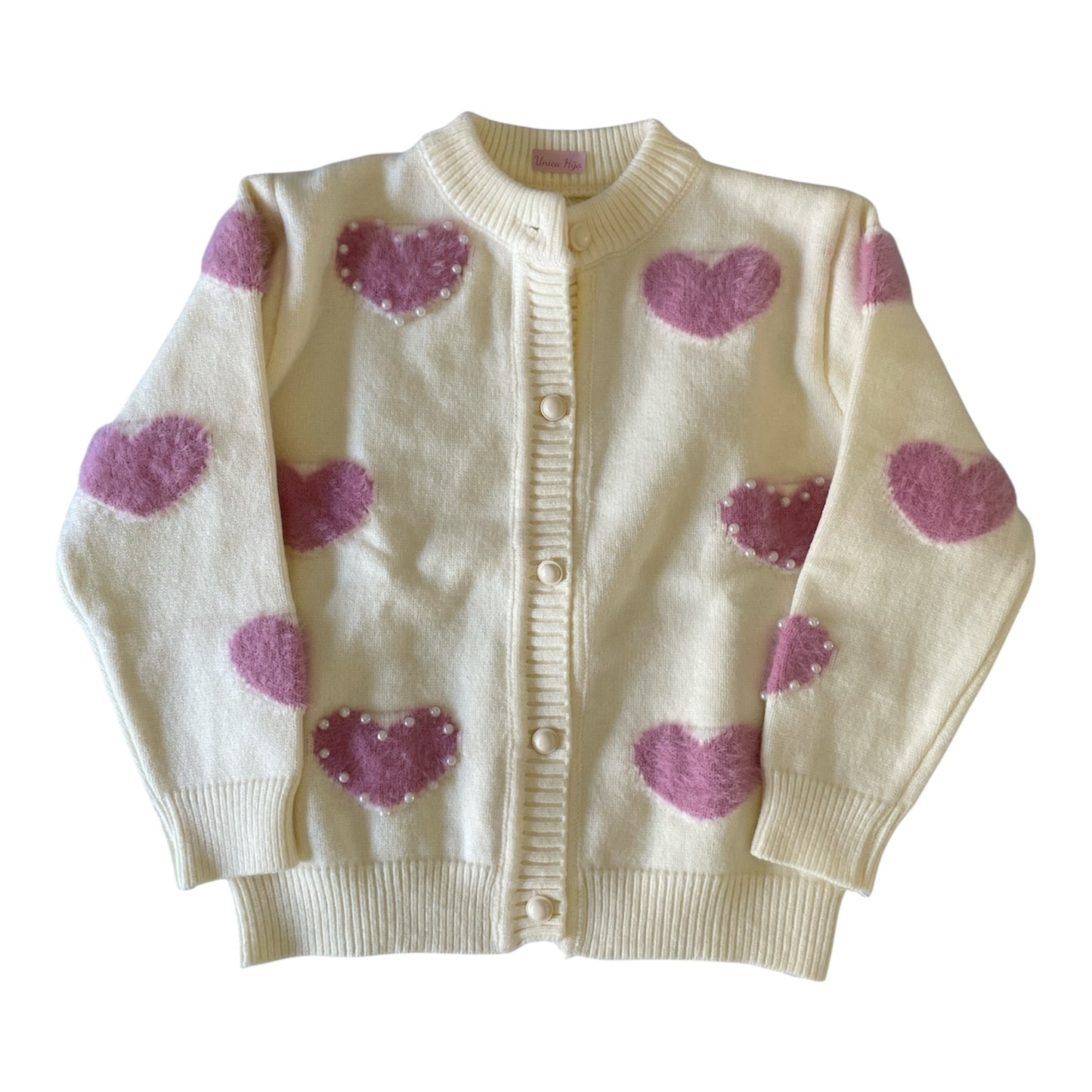 Sweetheart Pearl Knit Cardigan 🩷