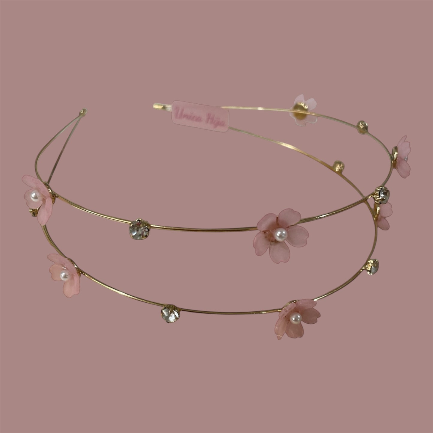 Petal Pearl Blossom Hair Crown🌸