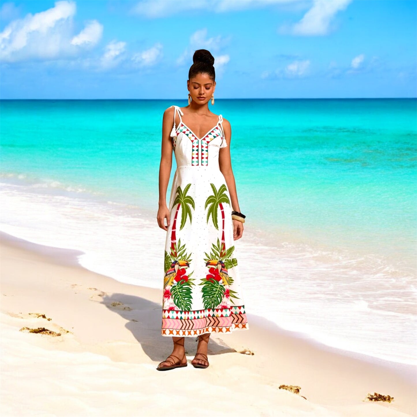 Tropical Maxi Dress