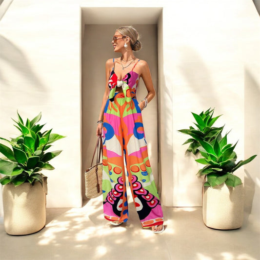 Vibrant Boho Jumpsuit