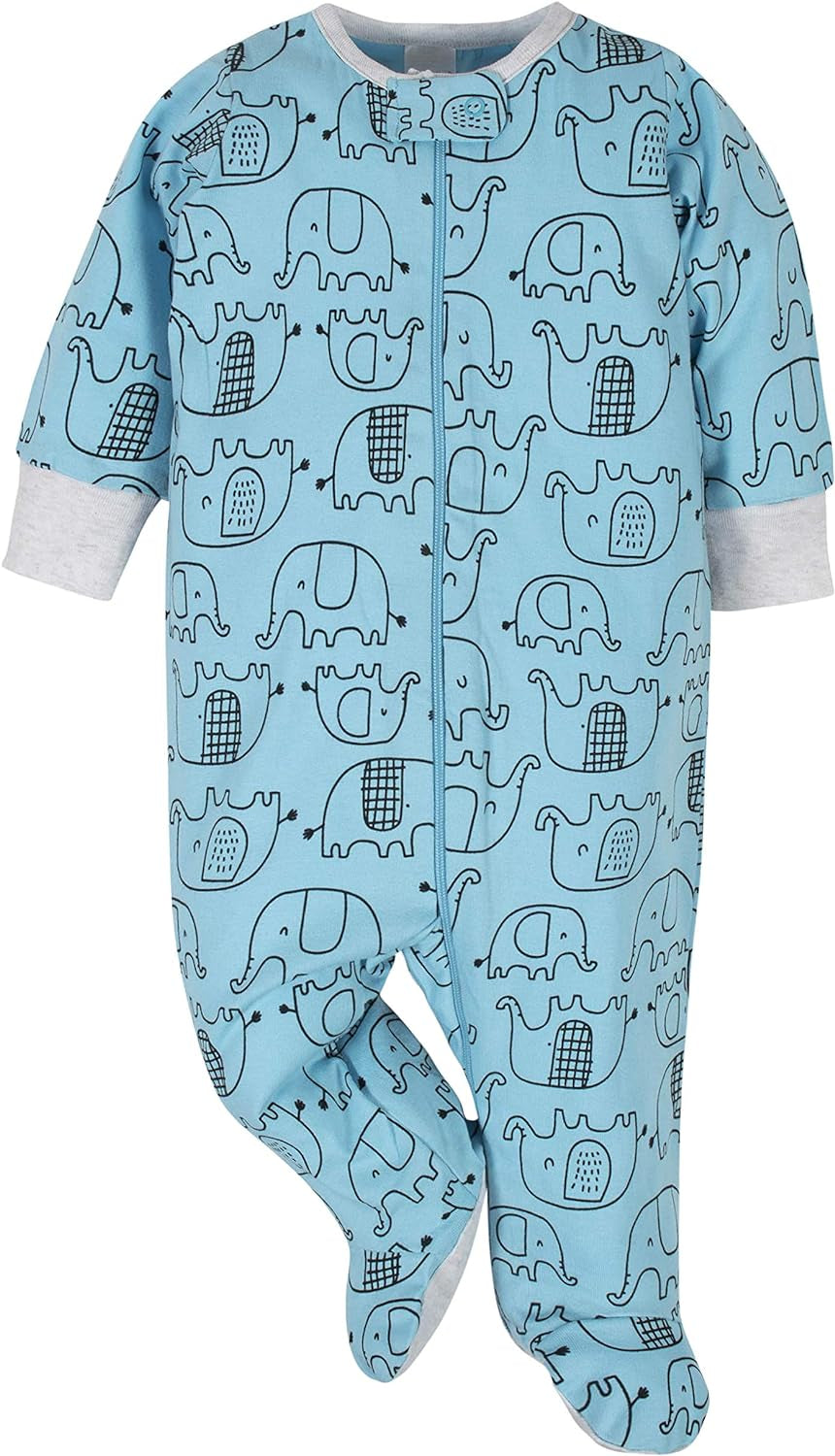 Baby Boys 4-Pack Sleep 'N Plays Footies