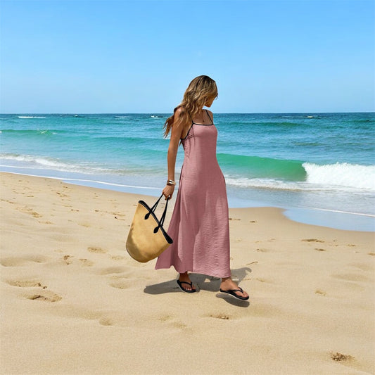 Women’s Rosewood Elegance Slip Maxi Dress 🌹