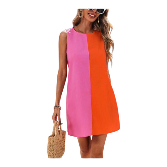 Women’s Sunset Pop Colorblock Dress 💖