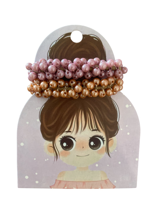 Luxe Beaded Pearl Hair Tie