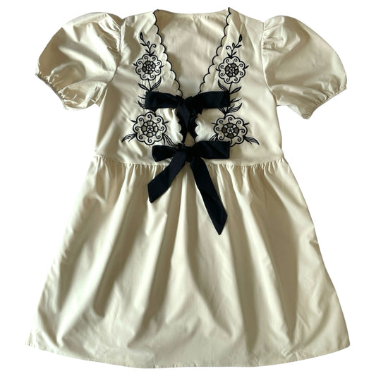 Women’s Parisian Petals Tie Front Dress 🌸