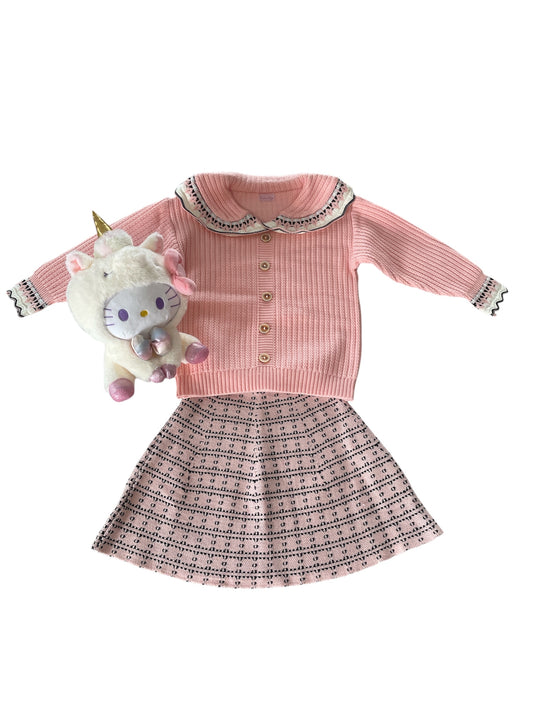 Pink Parisian Knit Set 🩷