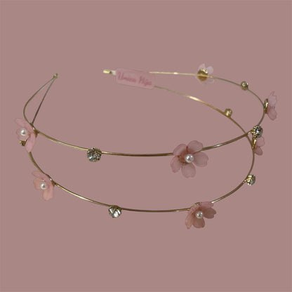 Petal Pearl Blossom Hair Crown🌸